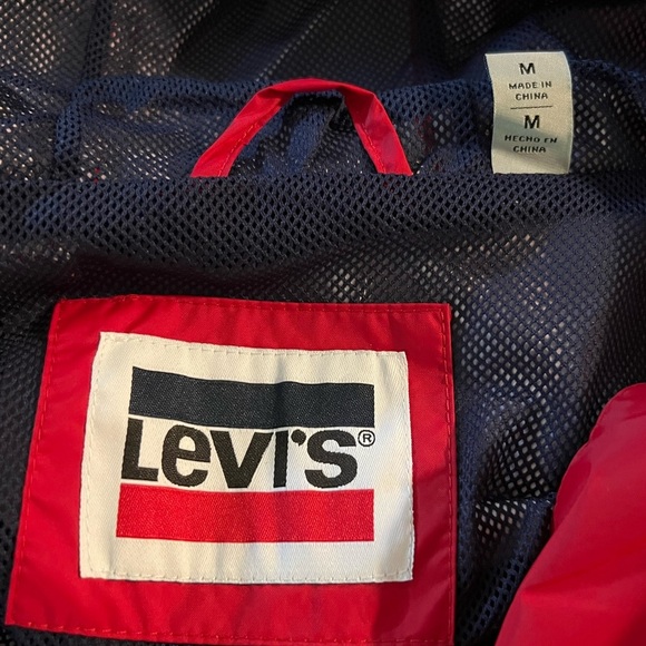 Levi’s hooded retro windbreaker medium zip up jacket - Picture 11 of 15